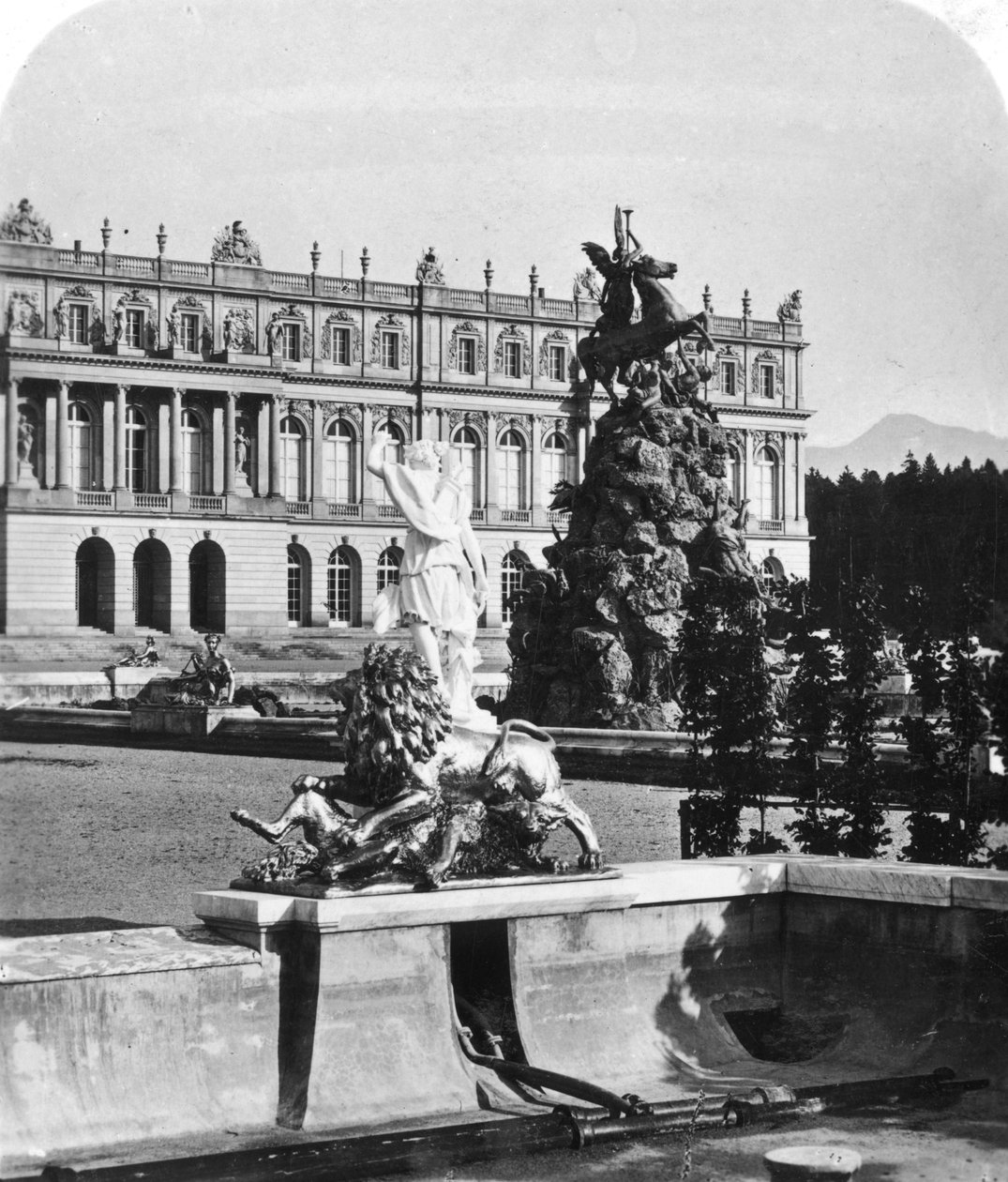 Palácio de Herrenchiemsee, Baviera, Alemanha, c1900s. de Wurthle and Sons