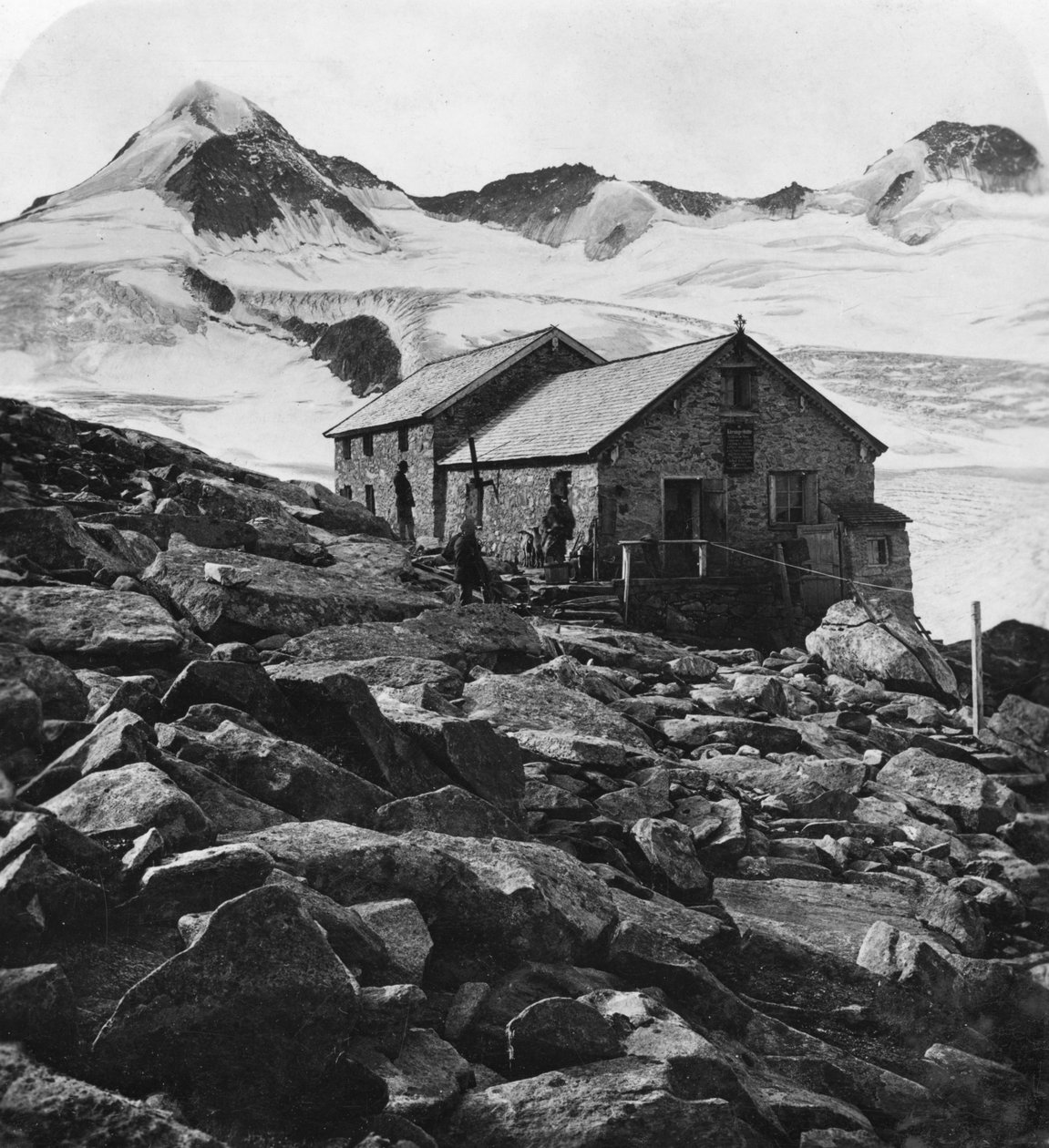 Kissinger Hut, Hohe Tauern, Áustria, c1900s. de Wurthle and Sons