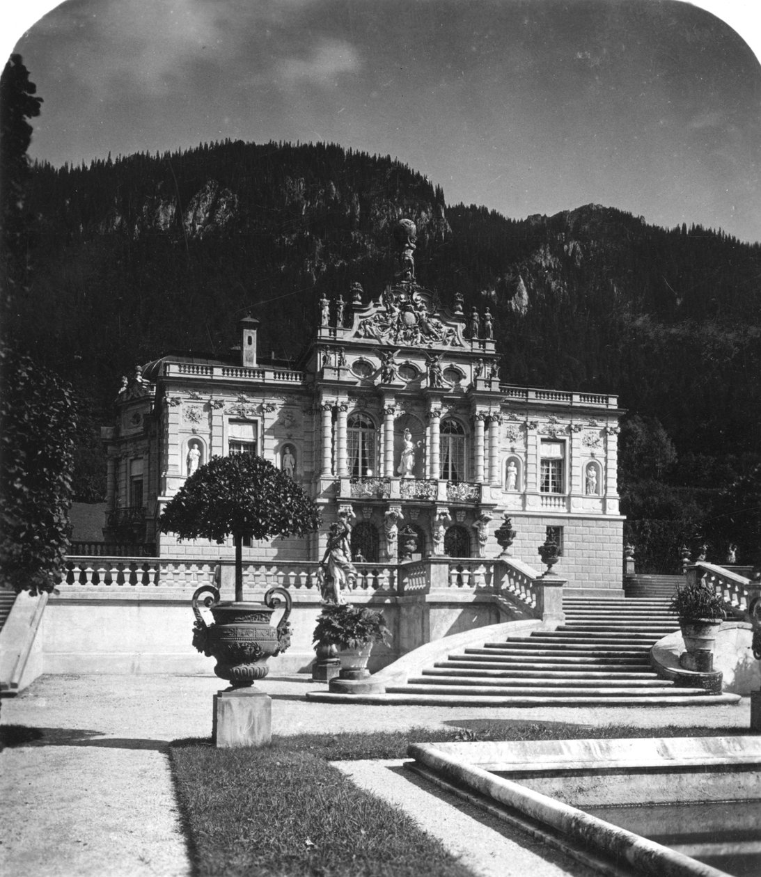 Palácio de Linderhof, Baviera, Alemanha, c1900s. de Wurthle and Sons