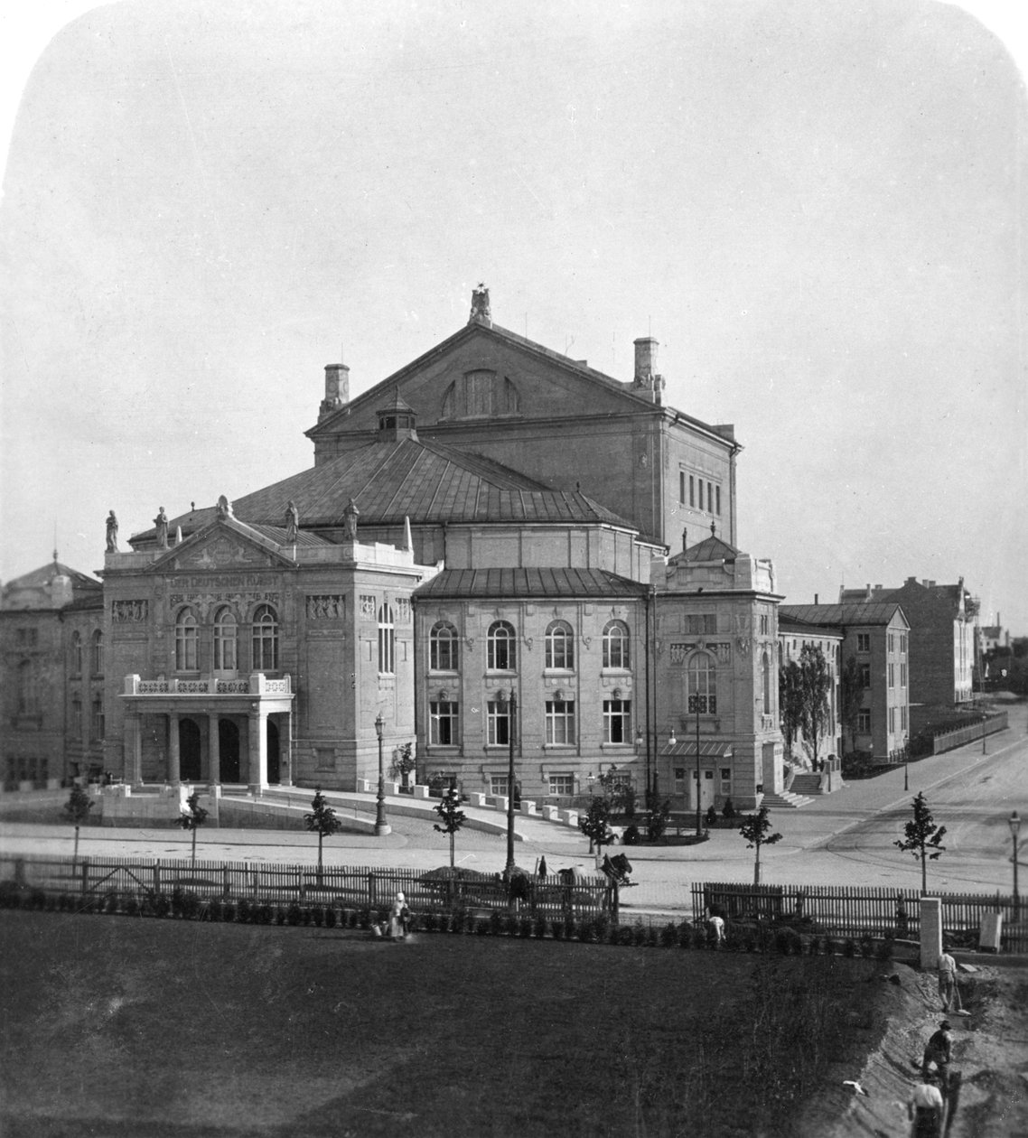 Teatro Prinzregenten, Munique, Alemanha, c1900 de Wurthle and Sons