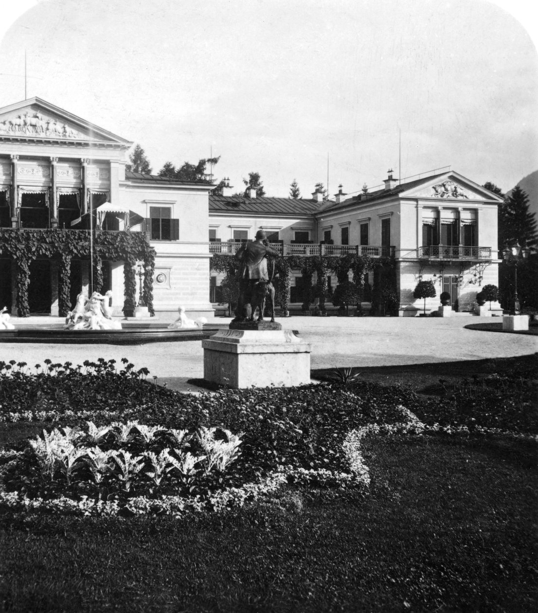 O Kaiservilla, Bad Ischl, Salzkammergut, Áustria, c1900s. de Wurthle and Sons