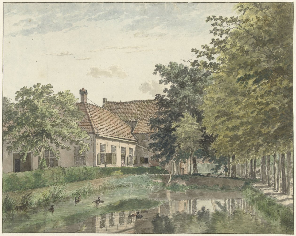 Vista da propriedade rural de Watergoor, perto de Nijkerk de Wybrand Hendriks