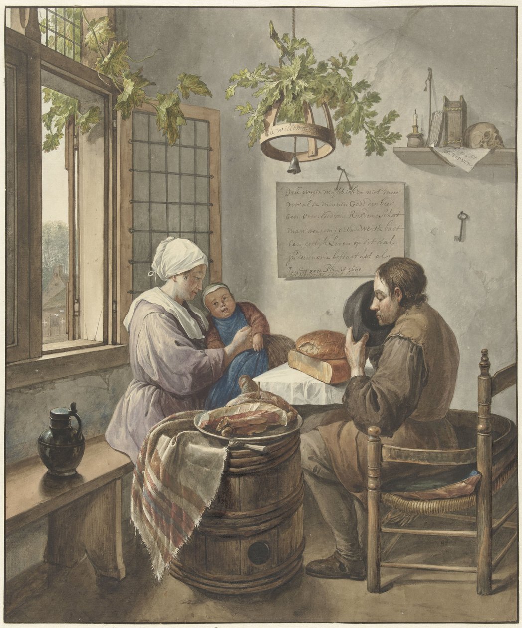 A oração antes da refeição de Wybrand Hendriks