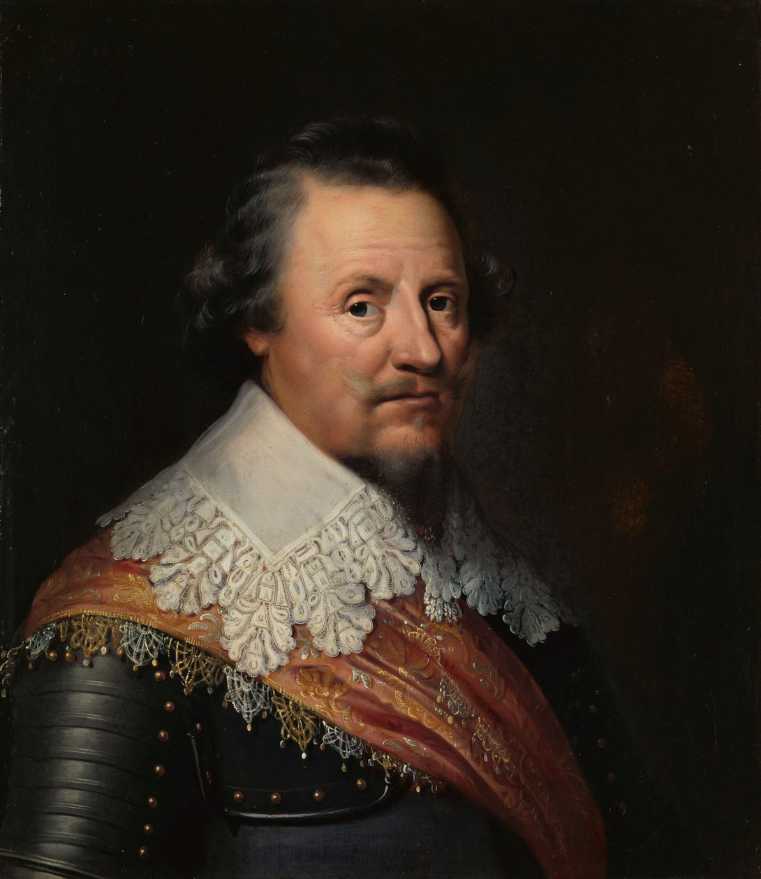 Retrato de Ernst Casimir I (1573-1632), Conde de Nassau-Dietz de Wybrand de Geest (I)
