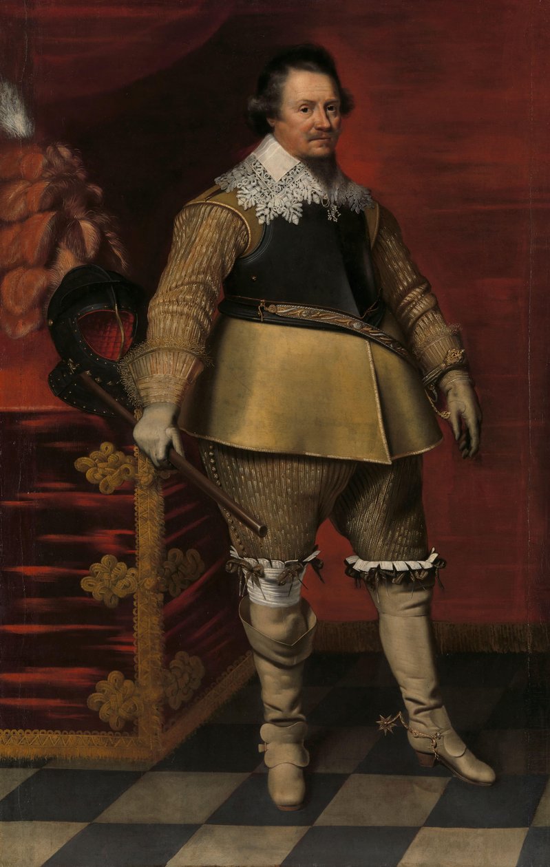 Retrato de Ernst Casimir I, Conde de Nassau-Dietz Retrato de Ernst Casimir I (1573-1632), Conde de Nassau-Dietz de Wybrand de Geest (I)