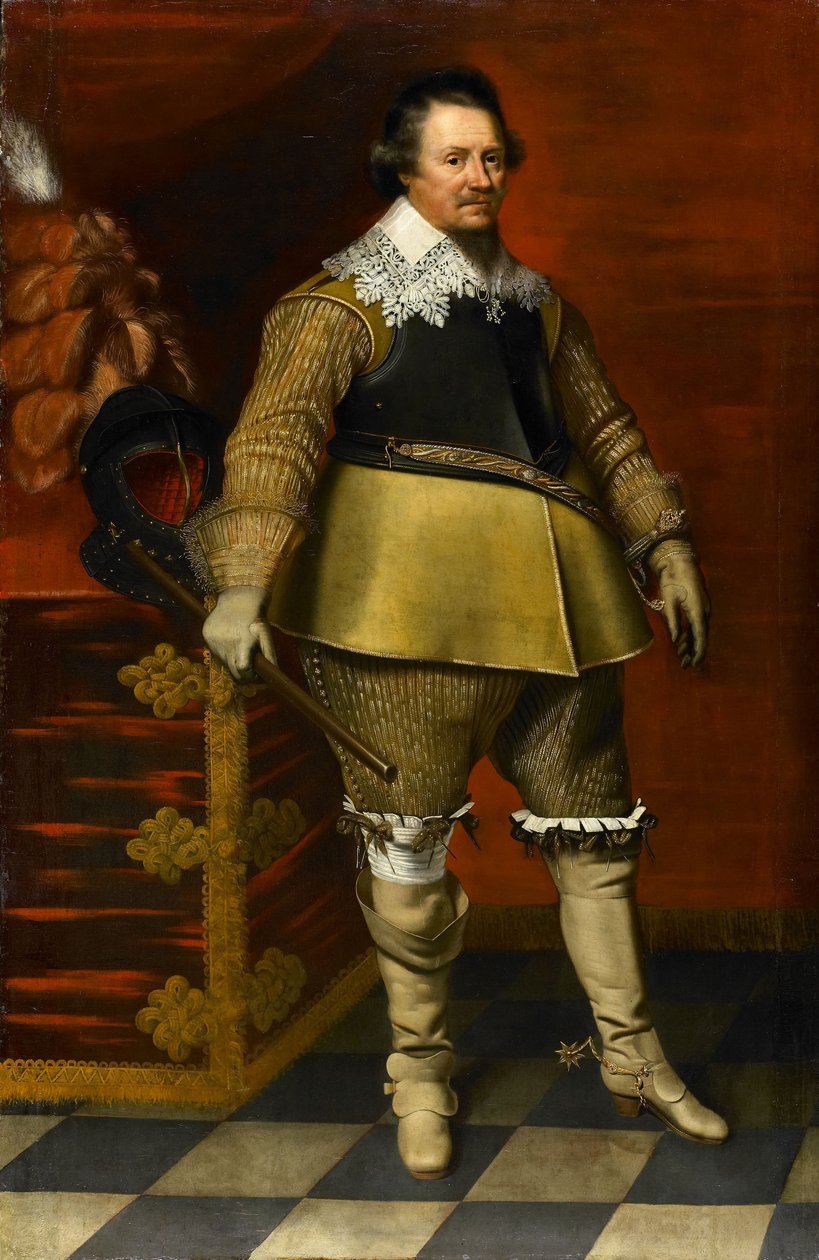 Retrato de Ernst Casimir I, Conde de Nassau-Dietz de Wybrand de Geest