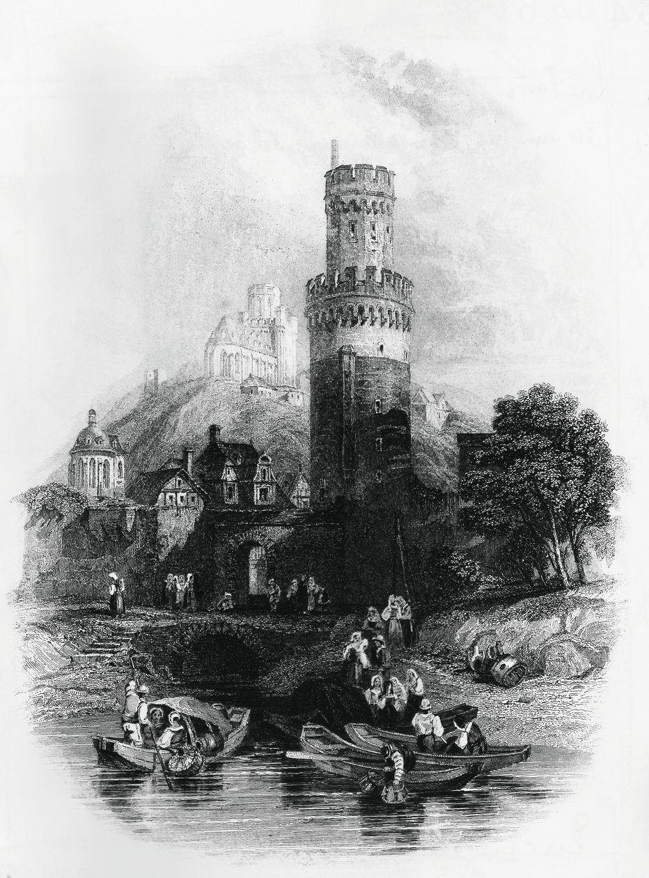 Ilustração para Leper de Aosta, romance de Xavier De Maistre (1763-1852), gravura de Xavier de Maistre