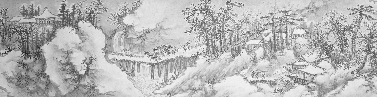 Paisagem de inverno de Xie Shichen