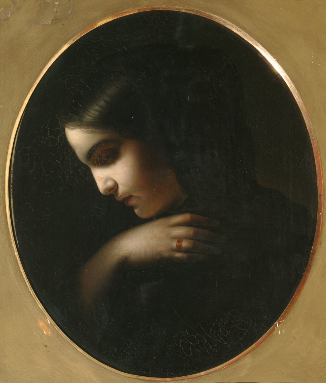 Jovem Viúva, 1850 de Yakov Fyodorovich Kapkov