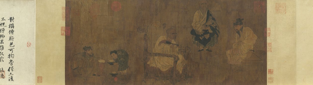 Tang Yi Li Ben Xiao Yi ganhou mapa de Lanting de Yan Liben