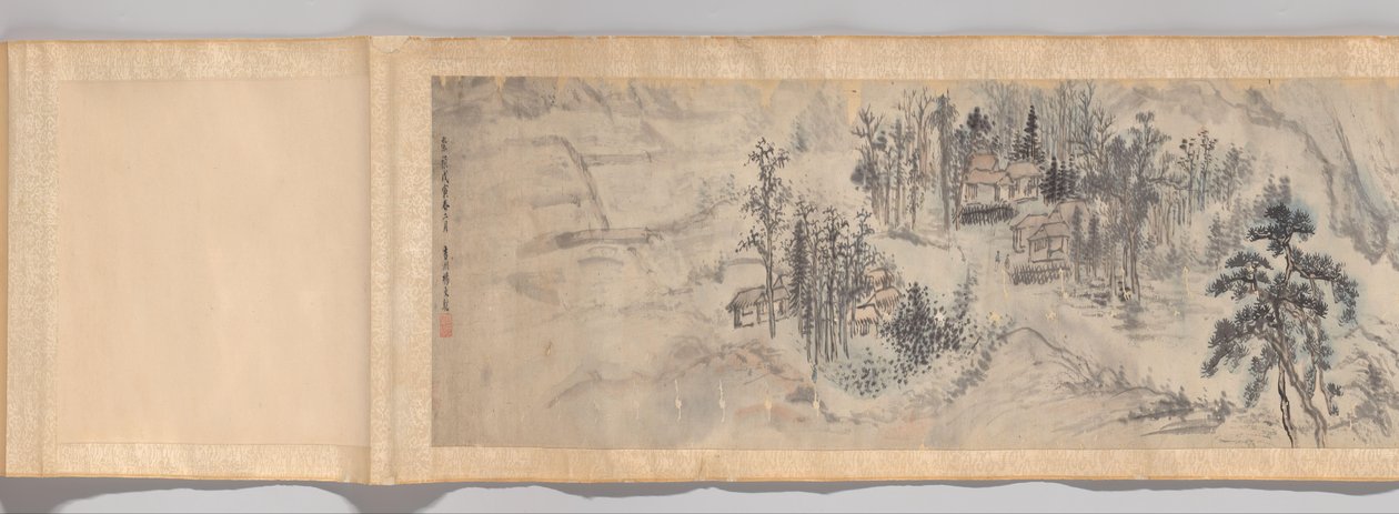 pintura de rolagem de Yang Wencong