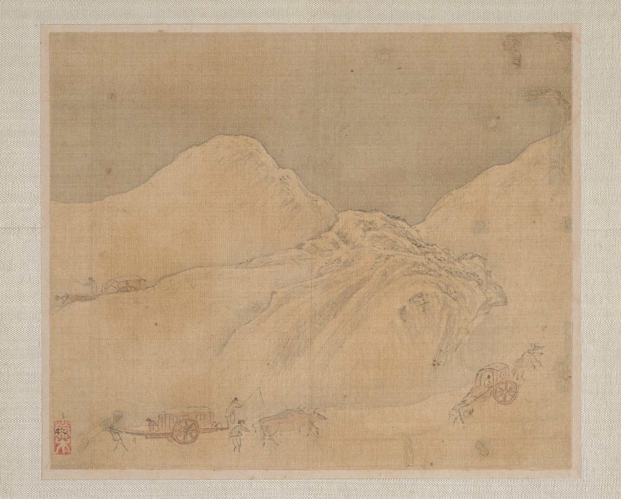 Paisagens, datado de 1652. de Ye Xin
