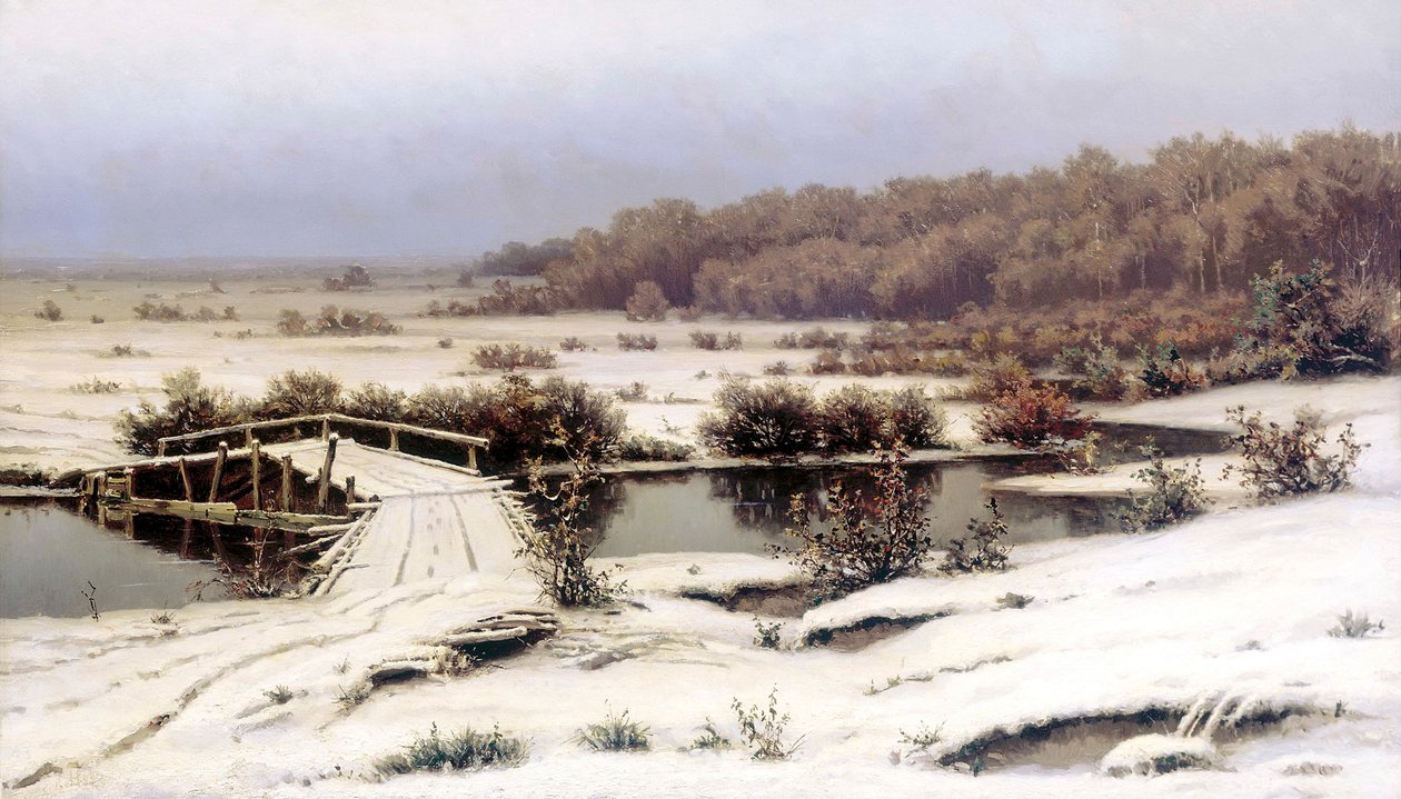 Neve adiantada, 1883. de Yefim Yefimovich Volkov