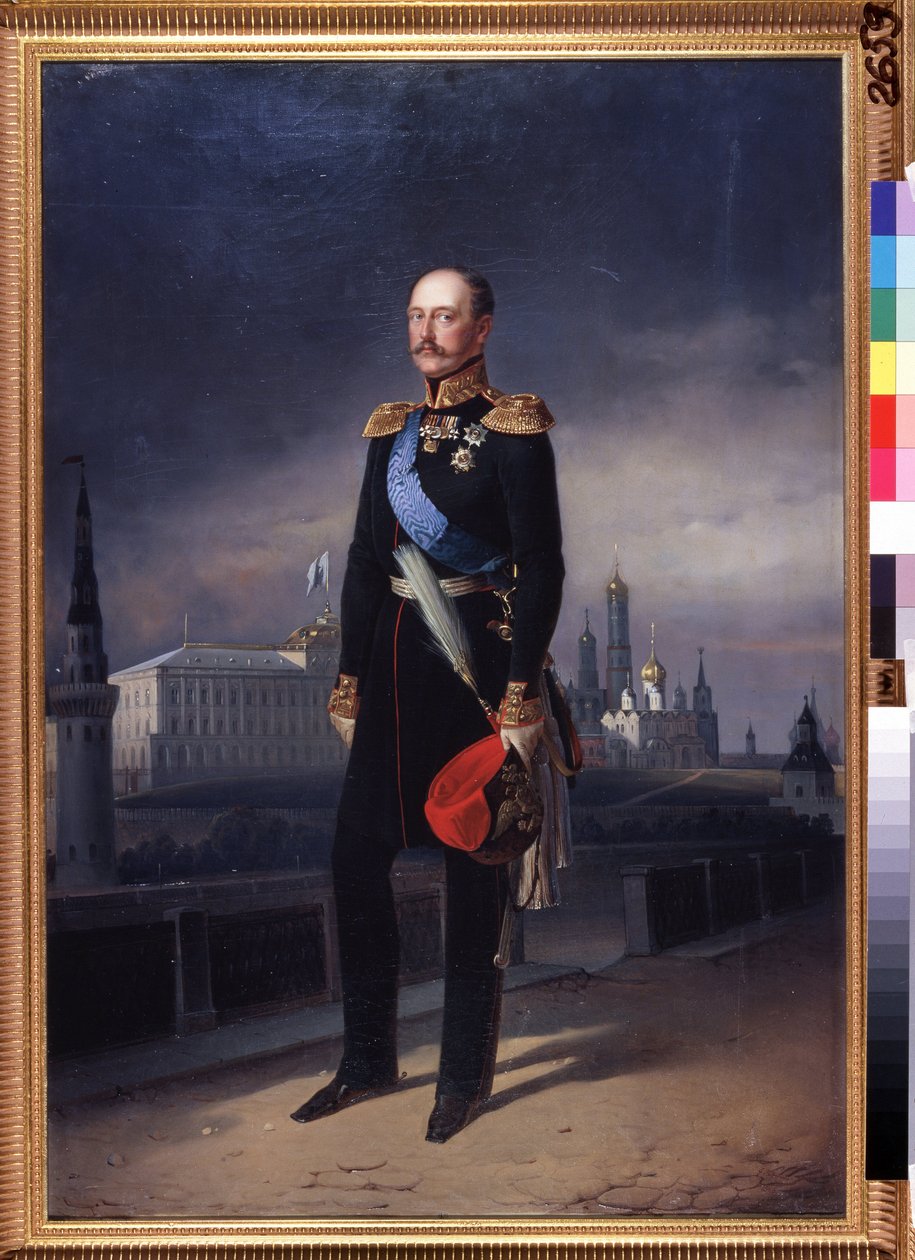 Retrato do imperador Nicolau I de Yegor (d.1891) Bottman