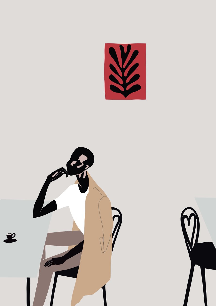 Cena do Café com Matisse, 2016, (digital) de Yi Xiao Chen