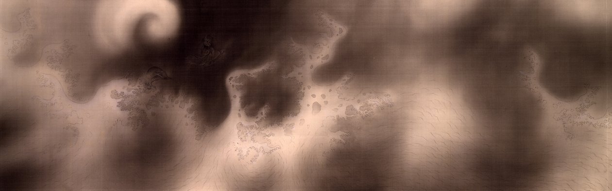 Detalhe de Metempischosis por Yokoyama Taikan de Yokoyama Taikan