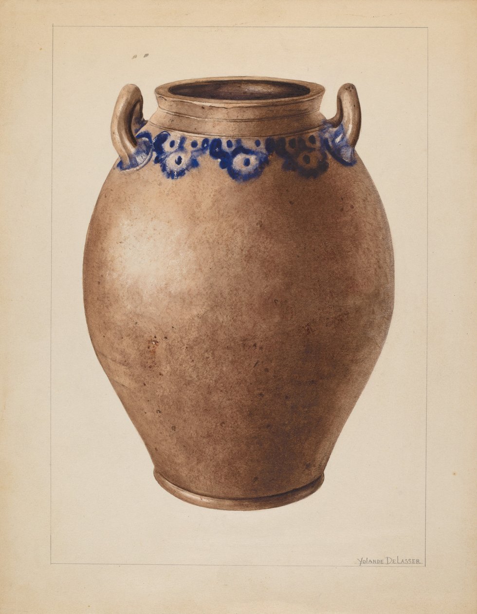 Crock, c. 1937. de Yolande Delasser