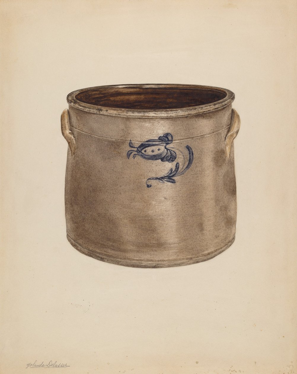 Crock, provavelmente 19371938. de Yolande Delasser