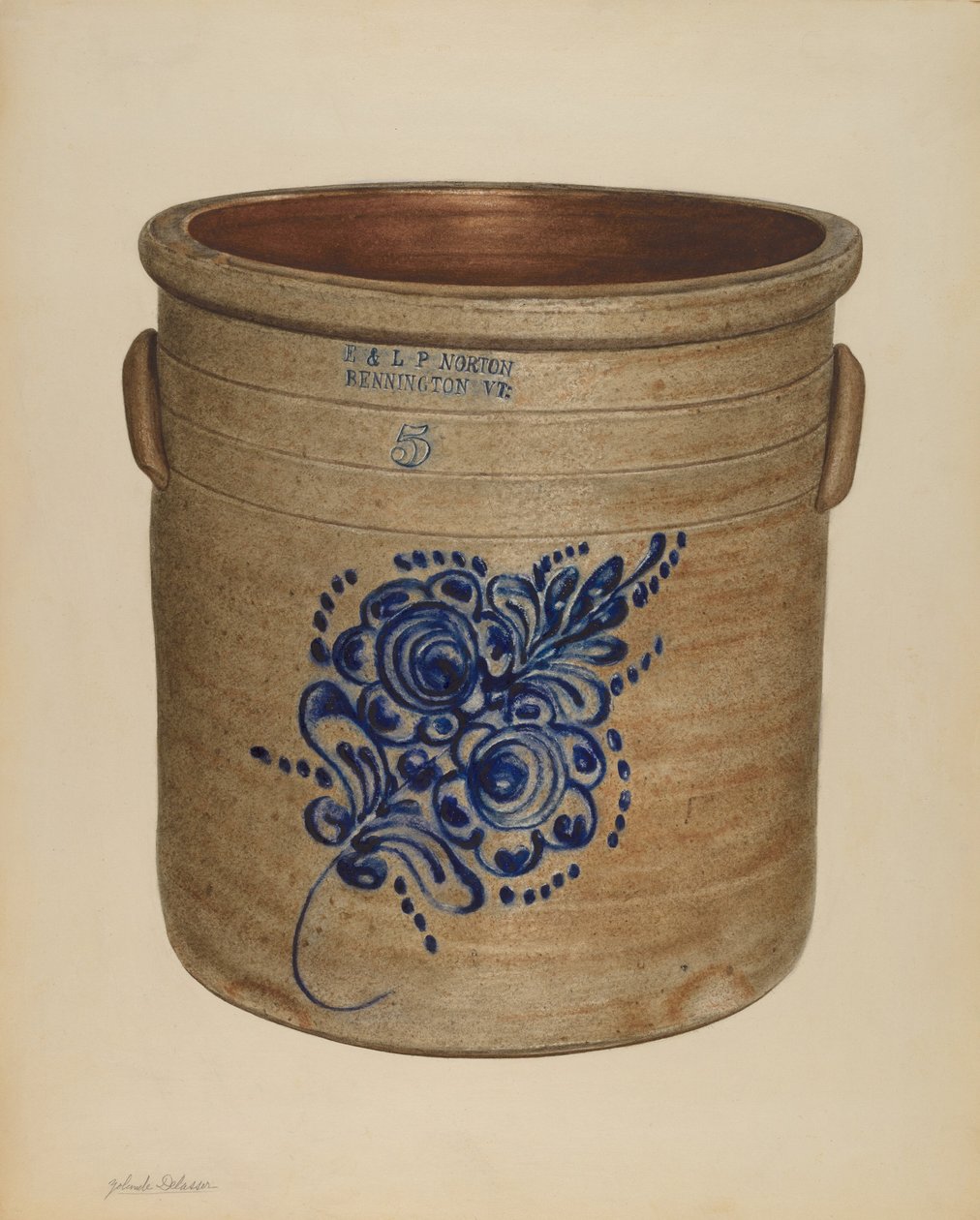 Crock, provavelmente 1938. de Yolande Delasser