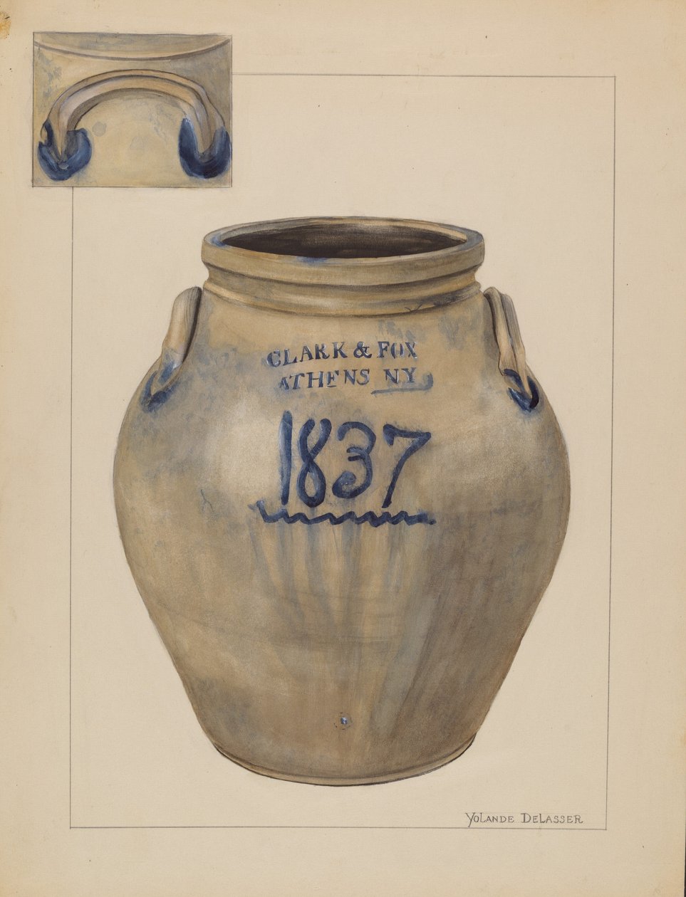 Jarro, c. 1936. de Yolande Delasser