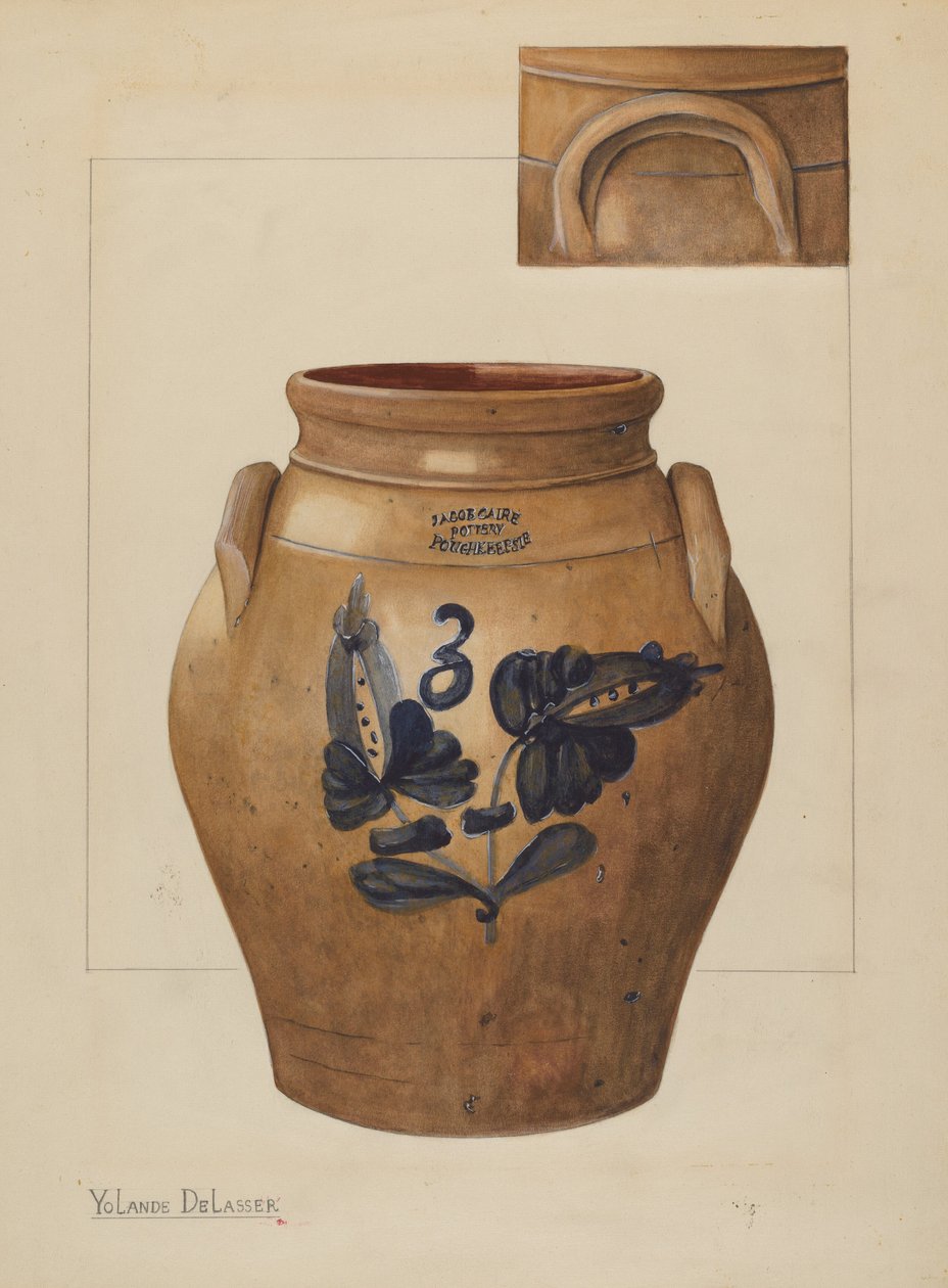 Jarro, c. 1936. de Yolande Delasser