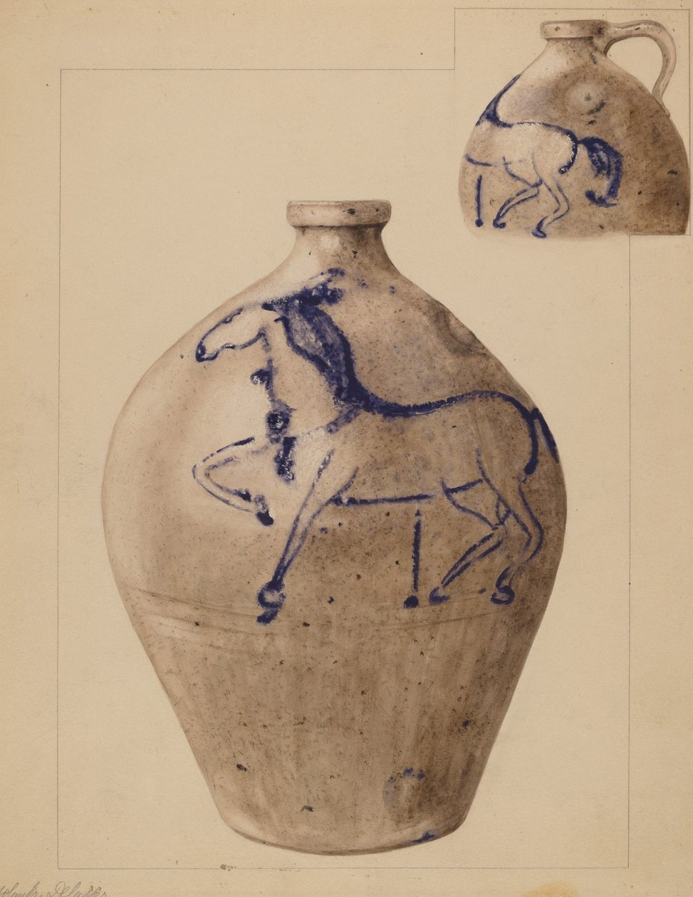 Jug, c. 1937. de Yolande Delasser