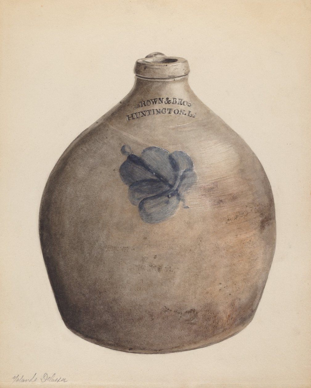 Jug, c. 1937. de Yolande Delasser