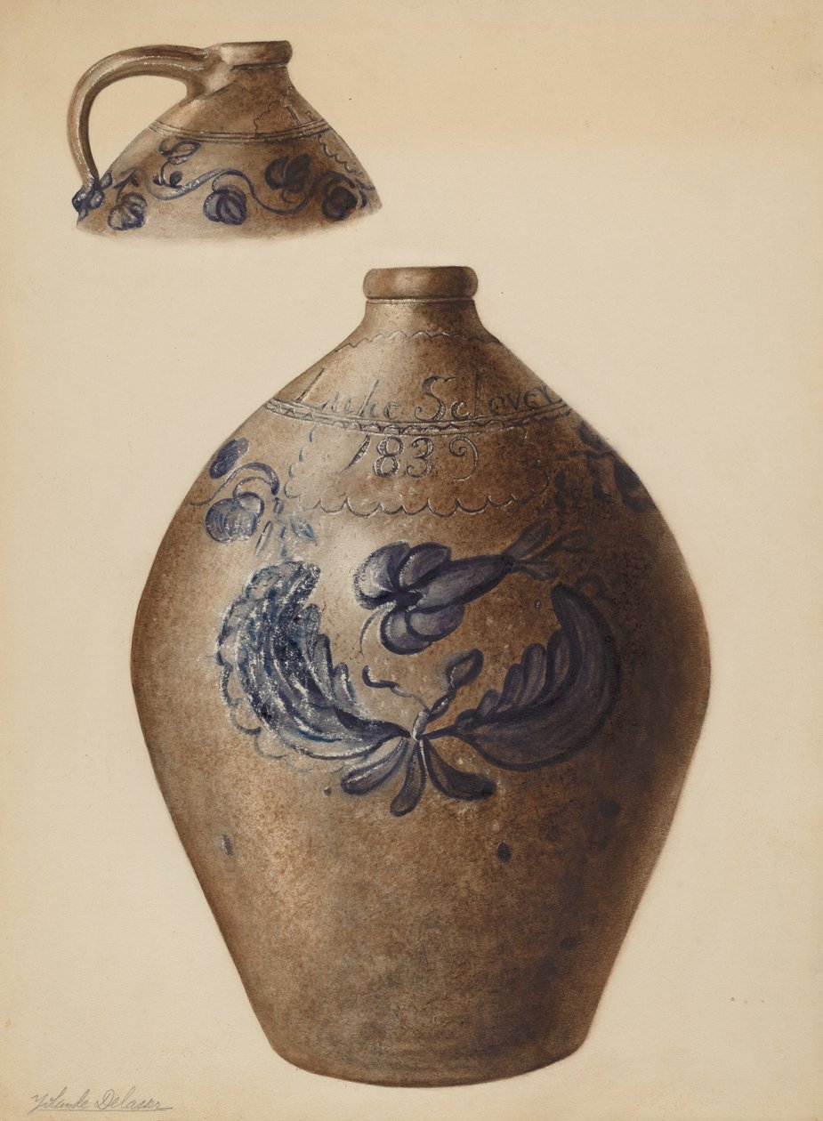 Jug, c. 1937. de Yolande Delasser