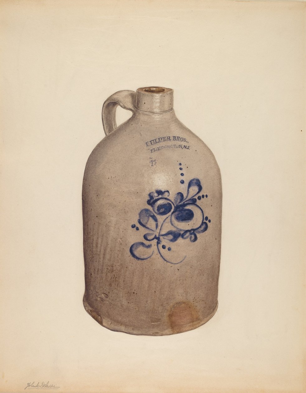 Jug, c. 1938. de Yolande Delasser