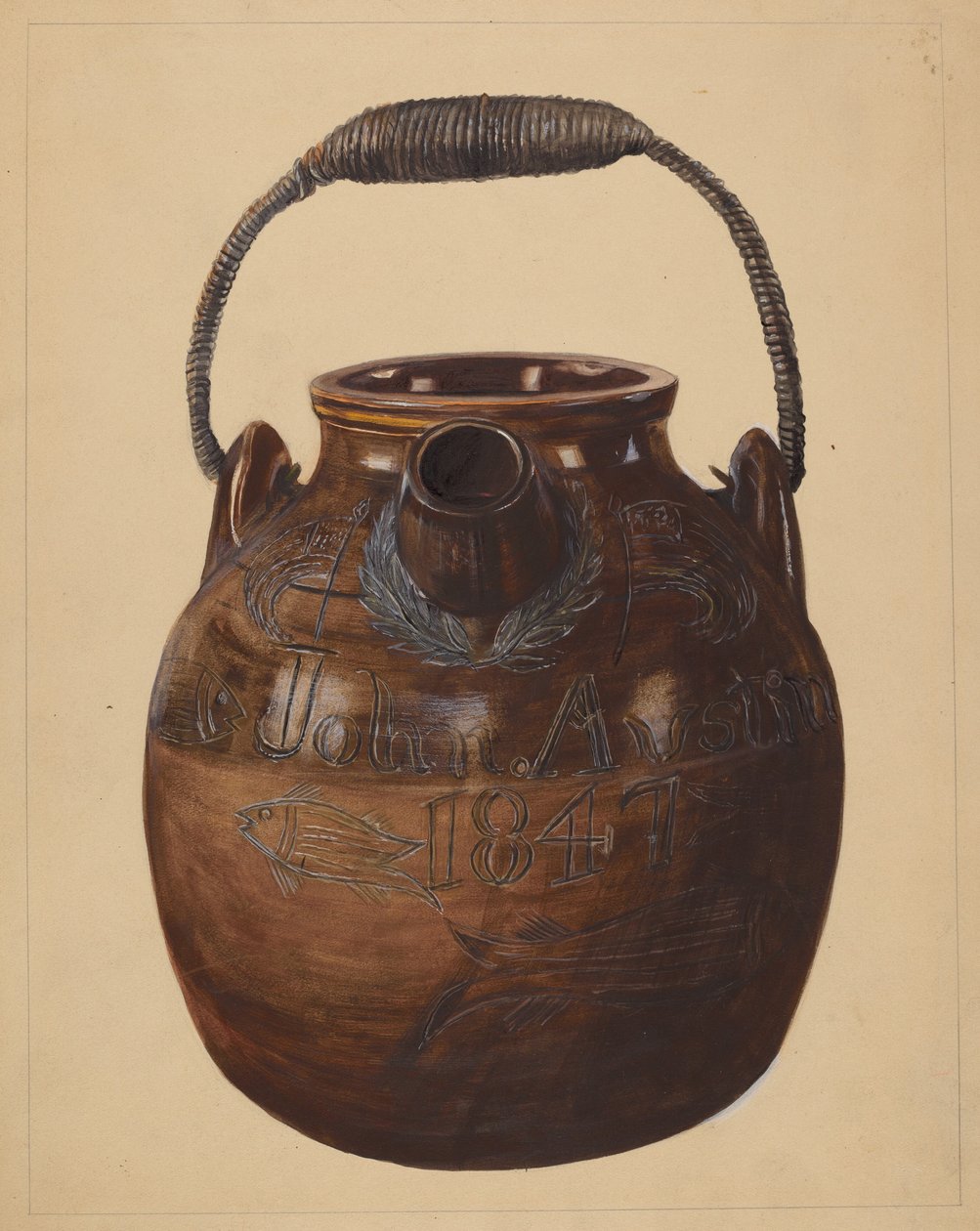 Jarro para Batter, c. 1936. de Yolande Delasser