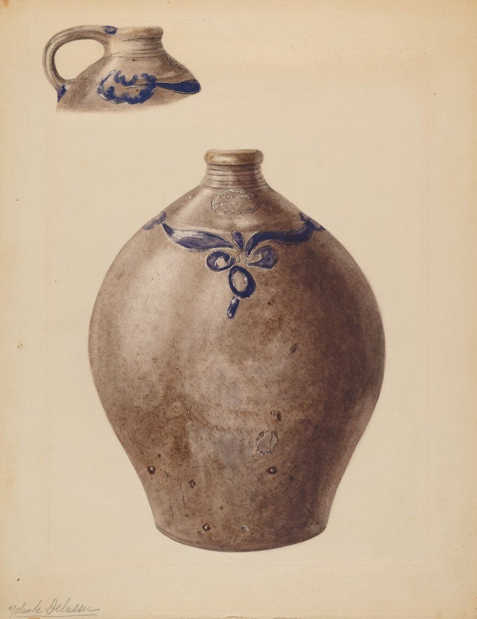Jug, provavelmente 1937. de Yolande Delasser