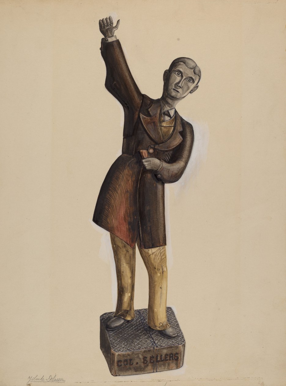 Medicine Man, c. 1937. de Yolande Delasser