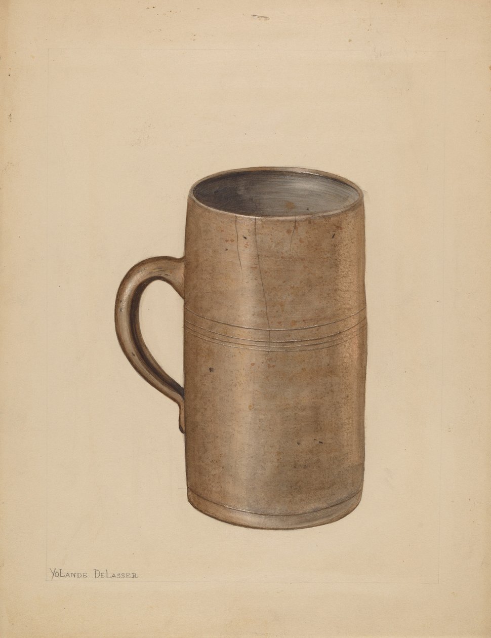Caneca, c. 1936. de Yolande Delasser