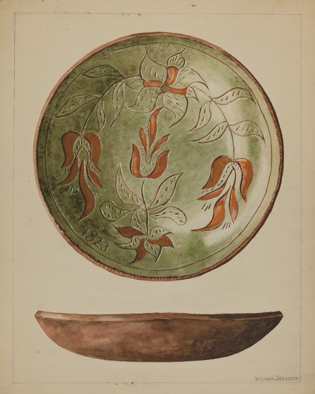 Pai. Prato Alemão, c. 1936. de Yolande Delasser