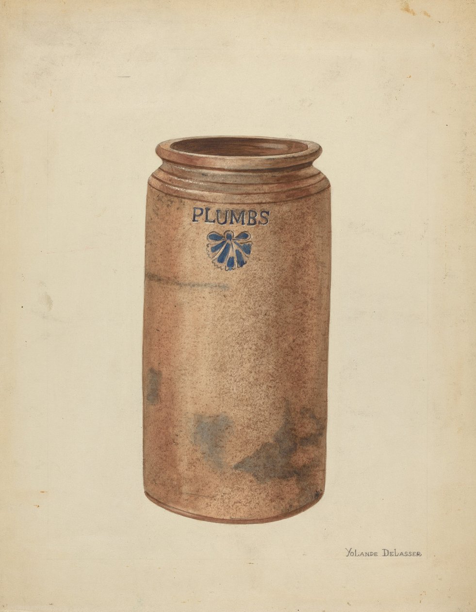 Jarra de preservação, c. 1953. de Yolande Delasser