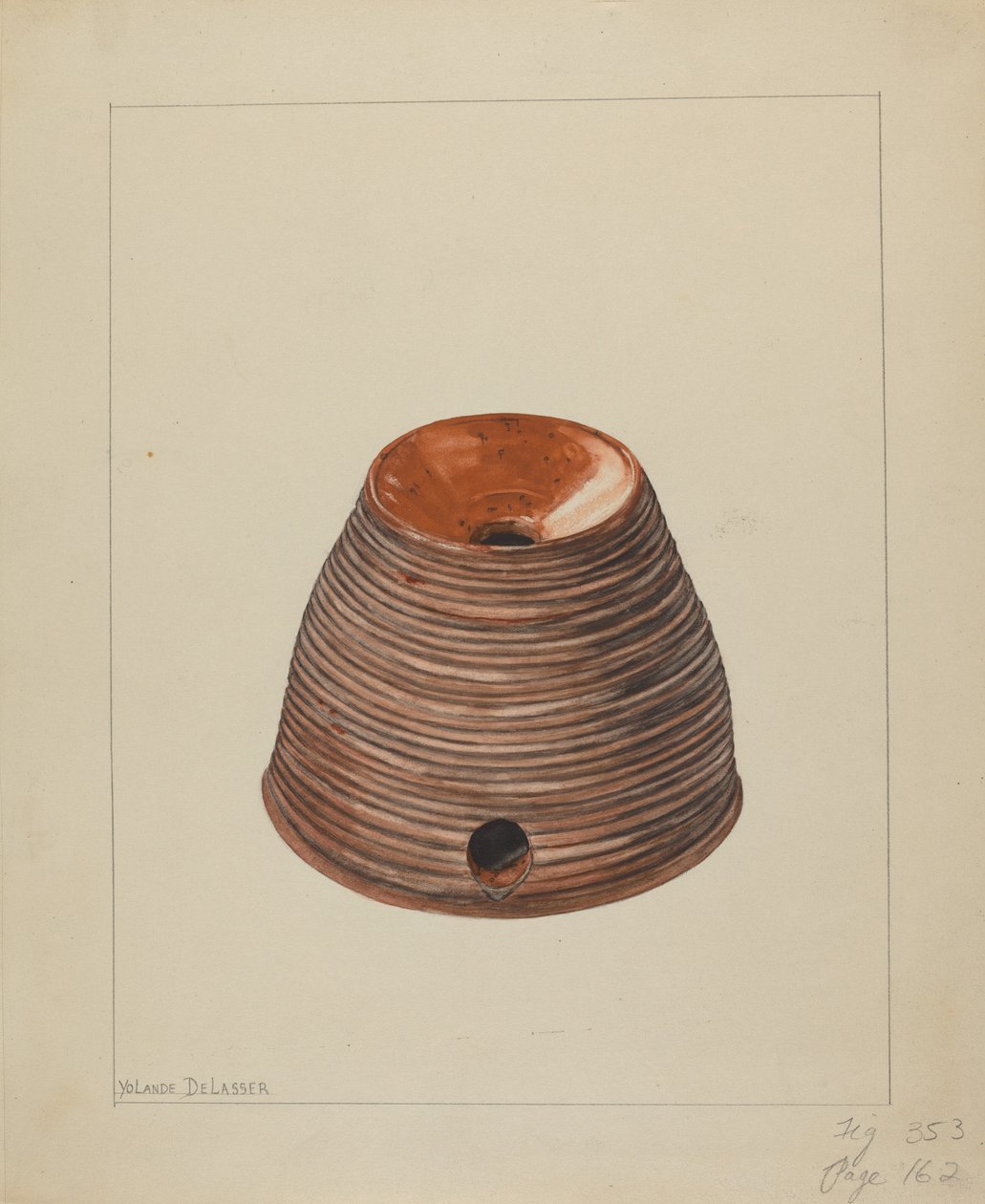Armadilha de baratas, c. 1936. de Yolande Delasser
