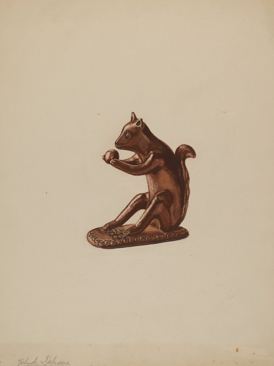 Estatueta de Esquilo, c. 1937. de Yolande Delasser