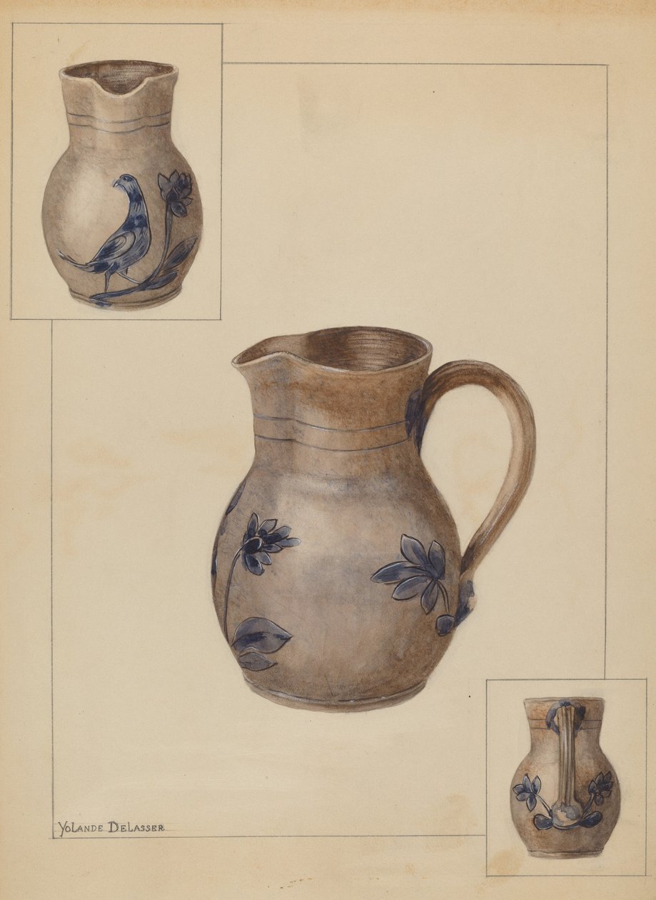 Jarro de água, c. 1936. de Yolande Delasser