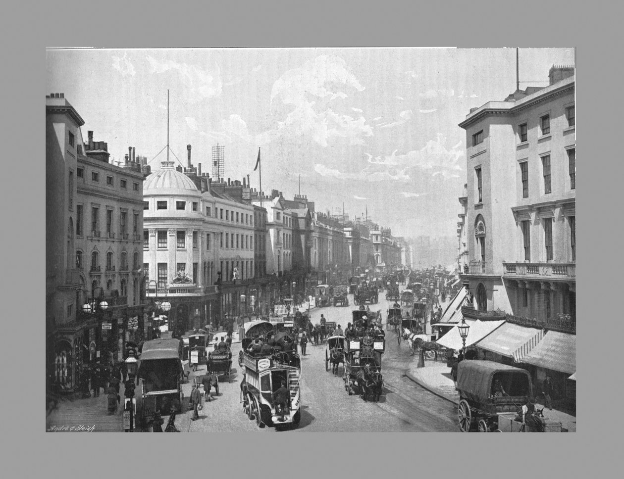 Rua Regent, Londres, c1900 de York and Son