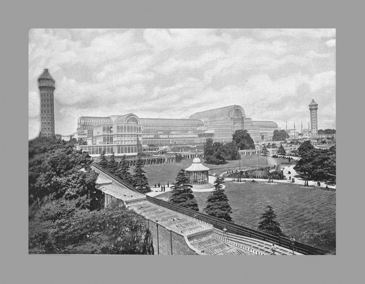 O Palácio de Cristal, Londres, c1900 de York and Son