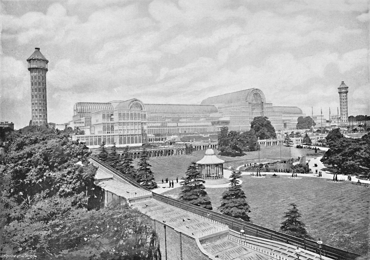 O Palácio de Cristal, c1896 de York and Son