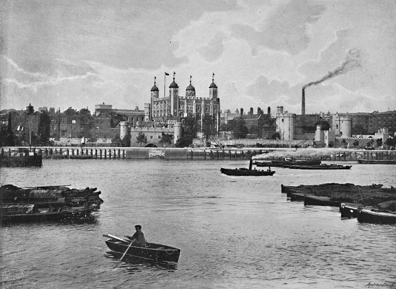 A torre de Londres, c1896 de York and Son