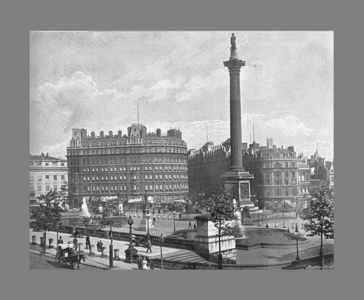 Trafalgar Square, Londres, c1900 de York and Son