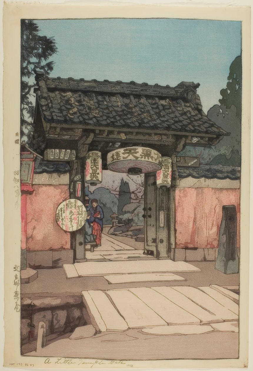 Um Portãozinho do Templo de Yoshida Hiroshi