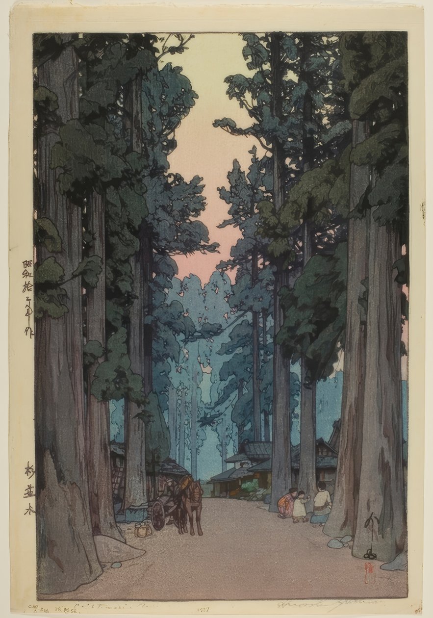 Avenida Cryptomeria de Yoshida Hiroshi