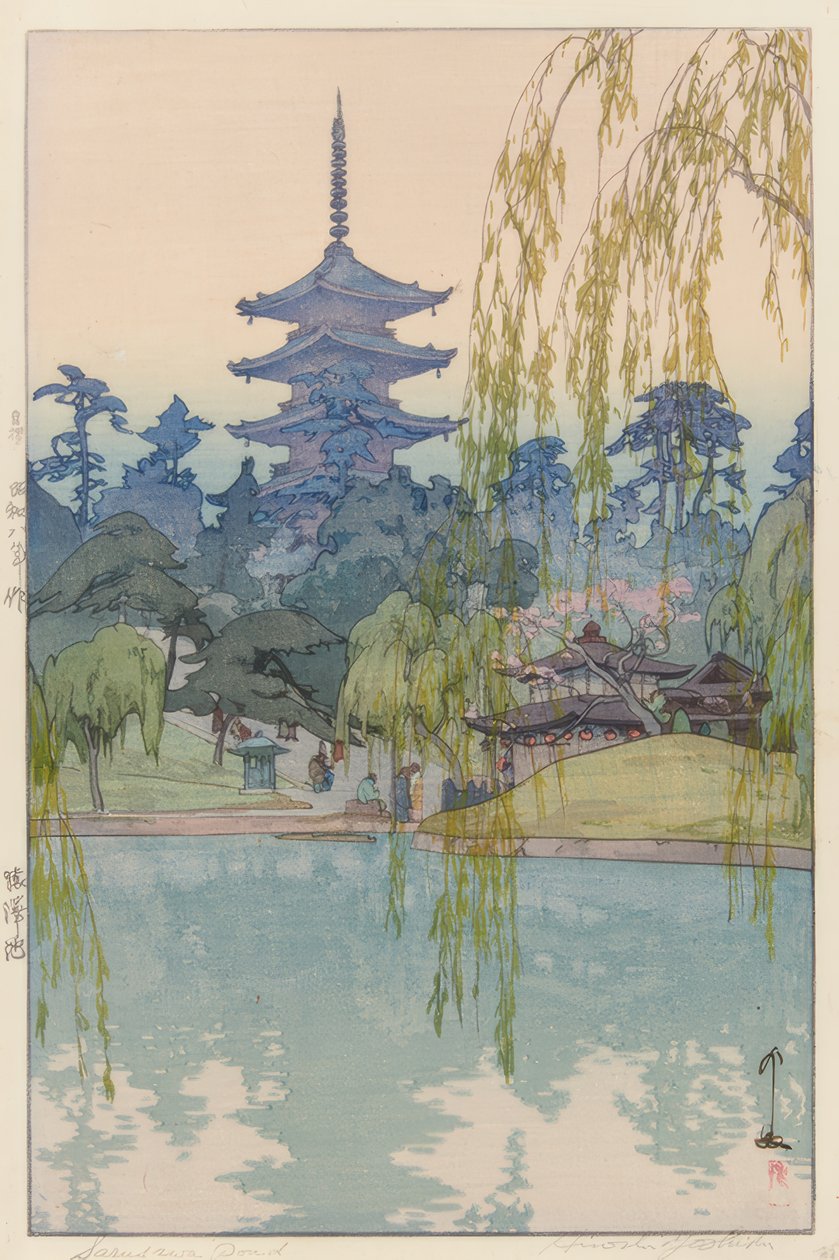 A Lagoa Sarusawa de Yoshida Hiroshi