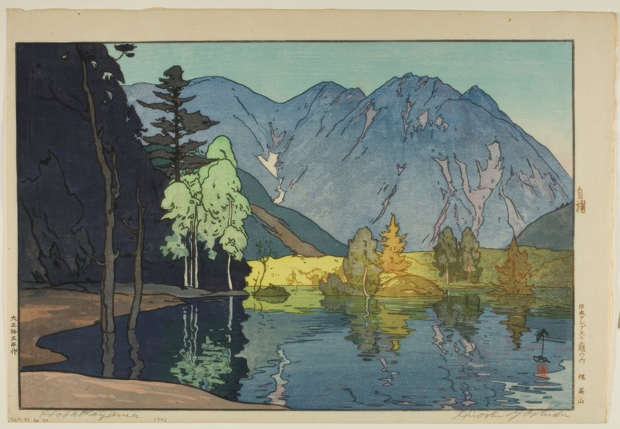 Monte Hodaka (Hodakayama) de Yoshida Hiroshi