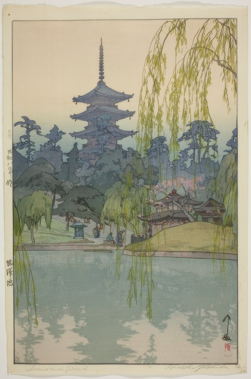 Sarusawa Pond (Sarusawa ike) de Yoshida Hiroshi