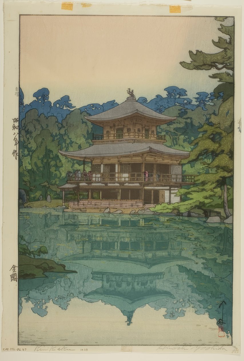O Pavilhão Dourado (Kinkaku) de Yoshida Hiroshi
