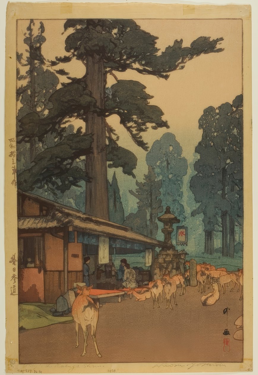 Caminho para o Santuário de Kasuga de Yoshida Hiroshi